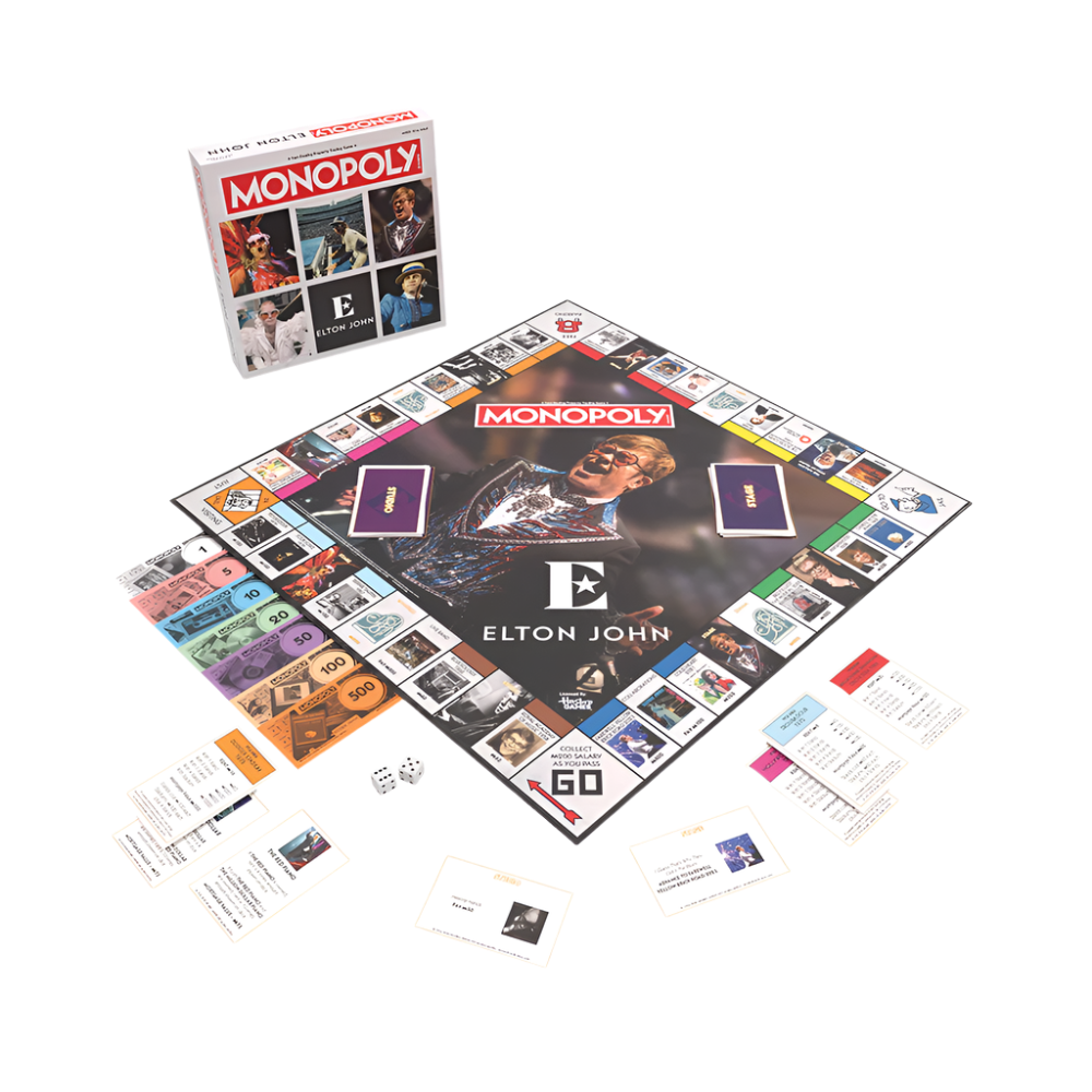 Elton John Edition Monopoly Board Game