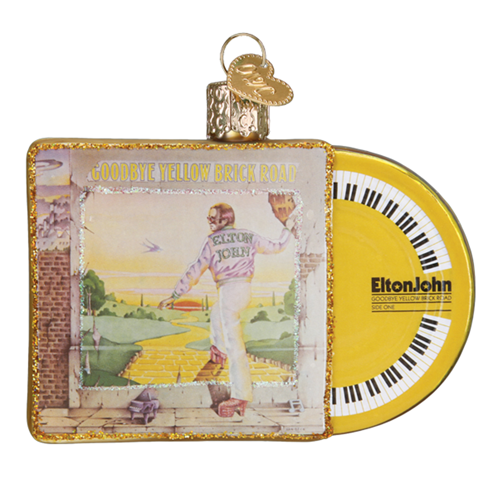 Elton John Album Cover Ornament – Yellow Brick Road