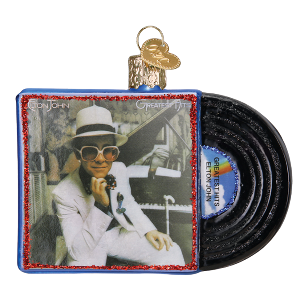 Elton John Album Cover Christmas Ornament