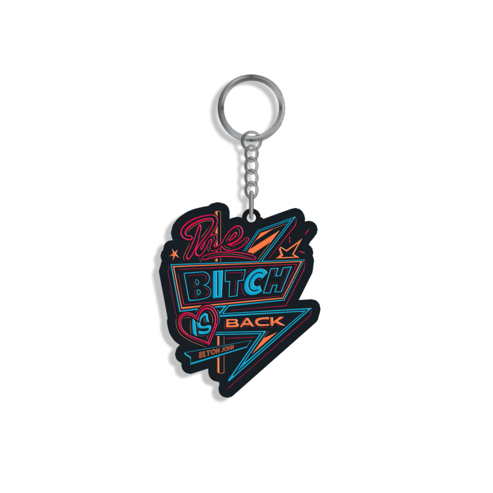 Bitch is Back Keyring - Sassy Statement Accessory