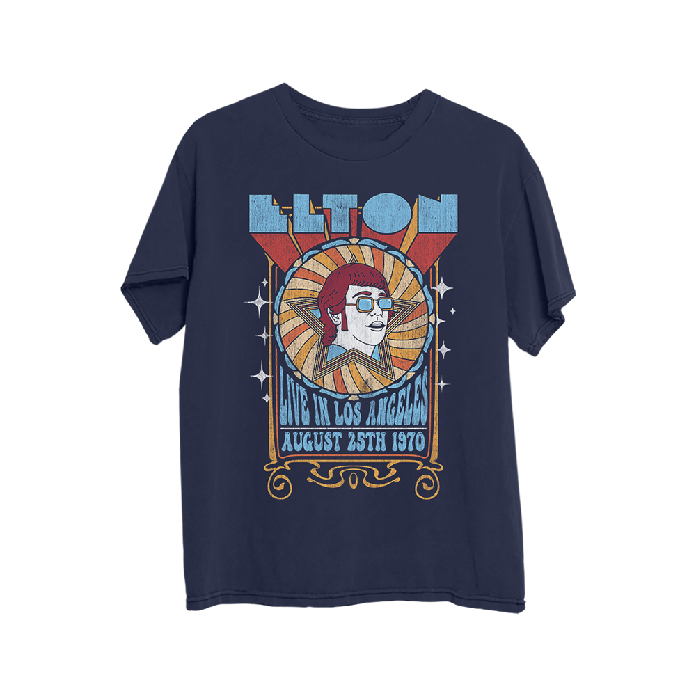 Vintage 1970 LA Concert Tee - Aug 25th Show