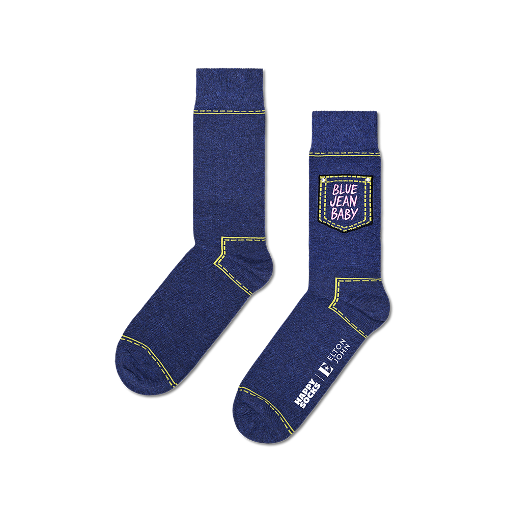Elton John Blue Jean Baby Socks by Happy Socks