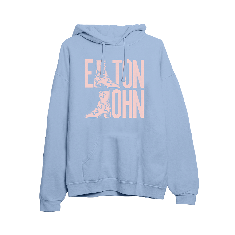 Blue Hooded Troubadour Boot Sweatshirt
