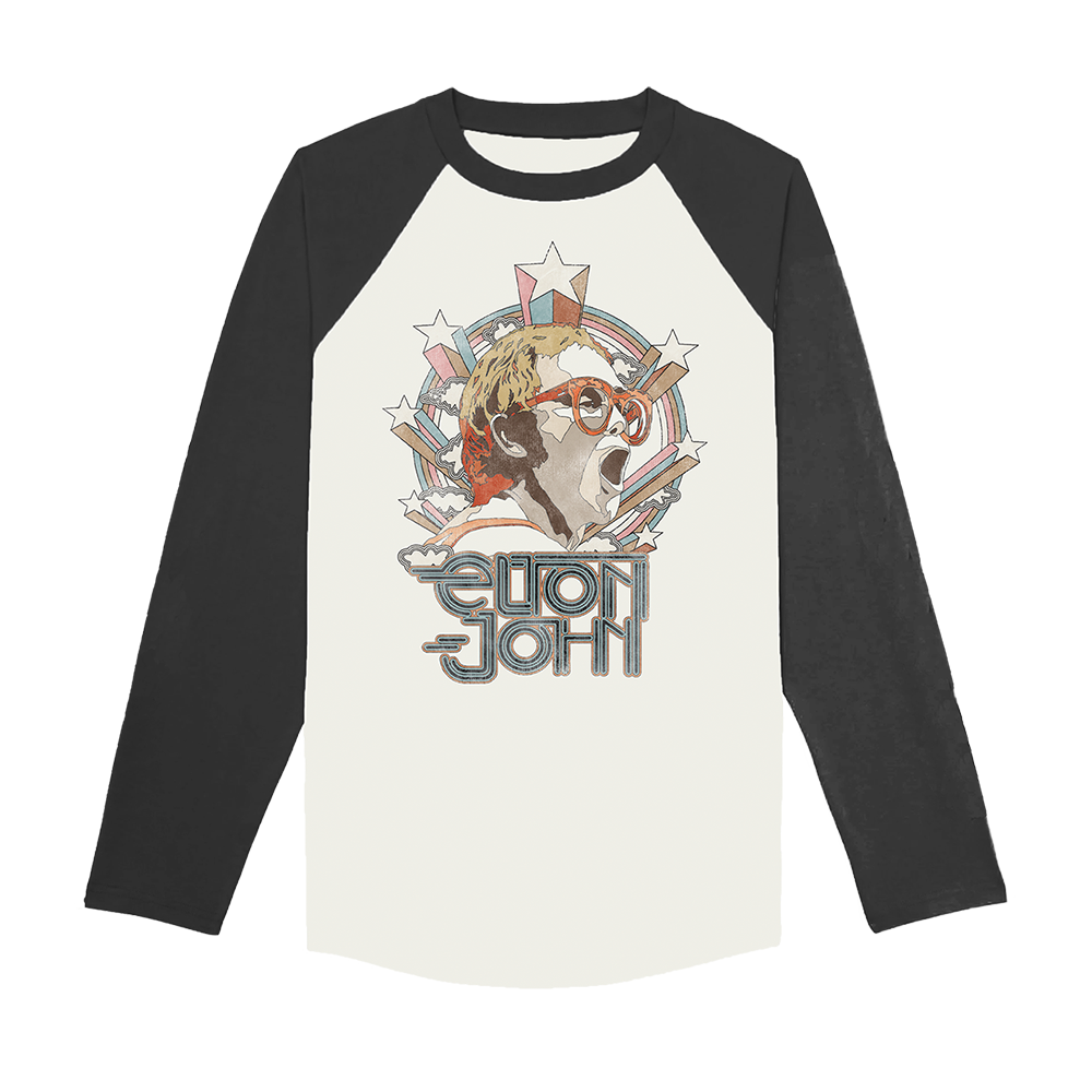 Rainbow Shooting Star Raglan Tee