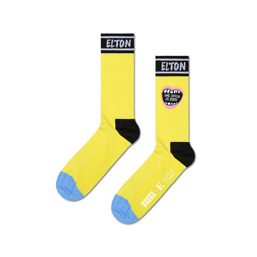 Elton John Happy Socks - The Bitch Is Back