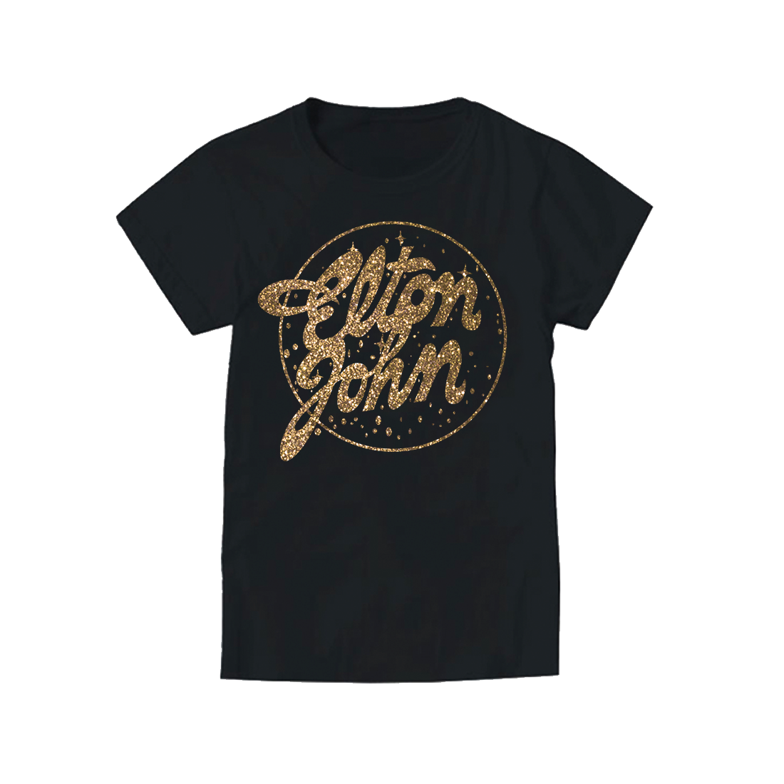 Women's Glitter T-Shirt by Elton John