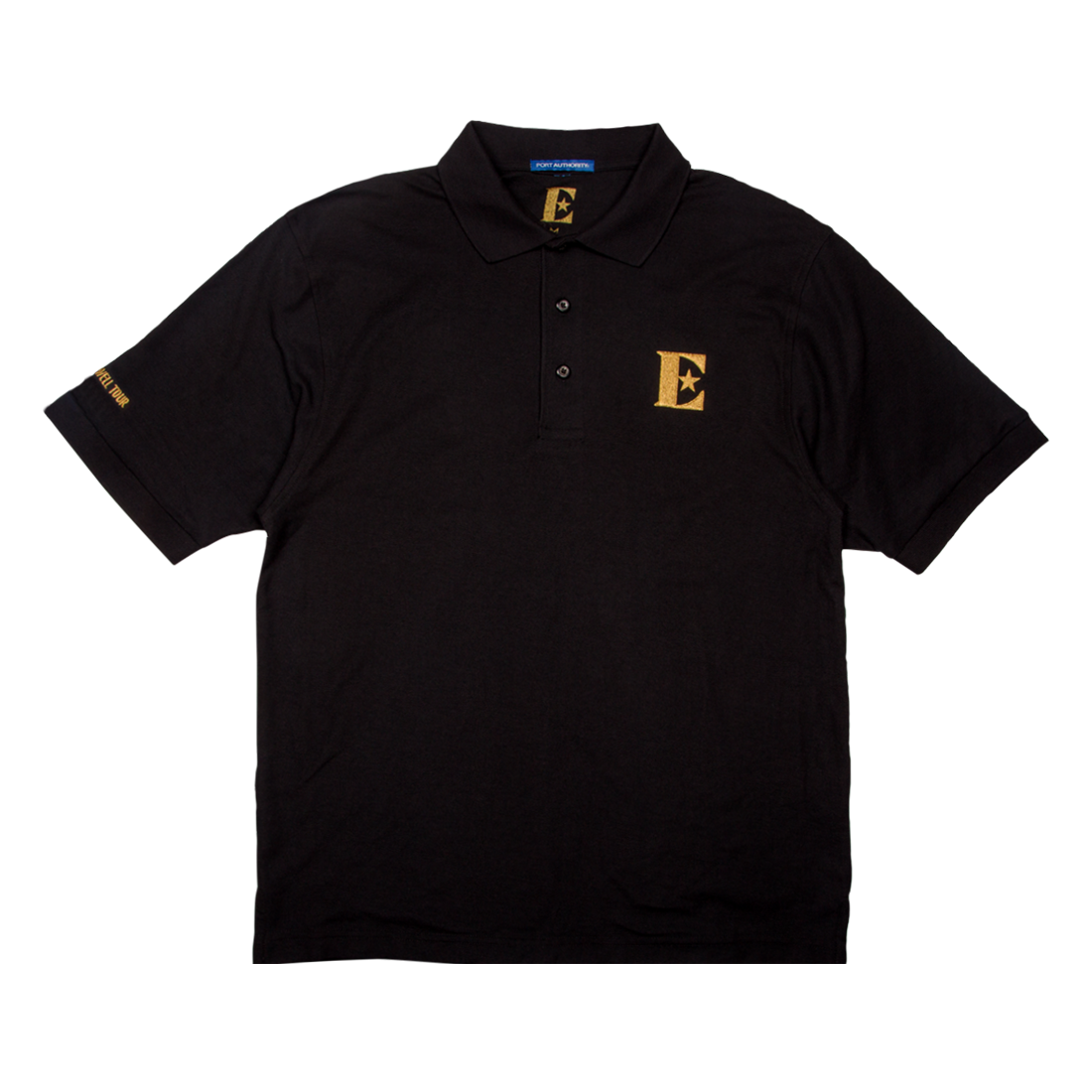 Men's Gold Embroidered Polo Shirt