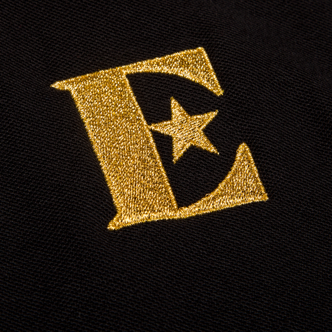 Men's Gold Embroidered Polo Shirt