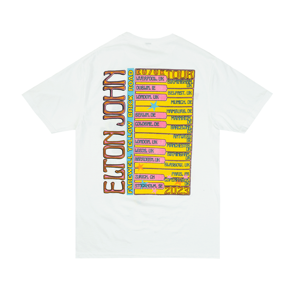 2023 Piano Keys Graphic Tee - EU/UK Sizes