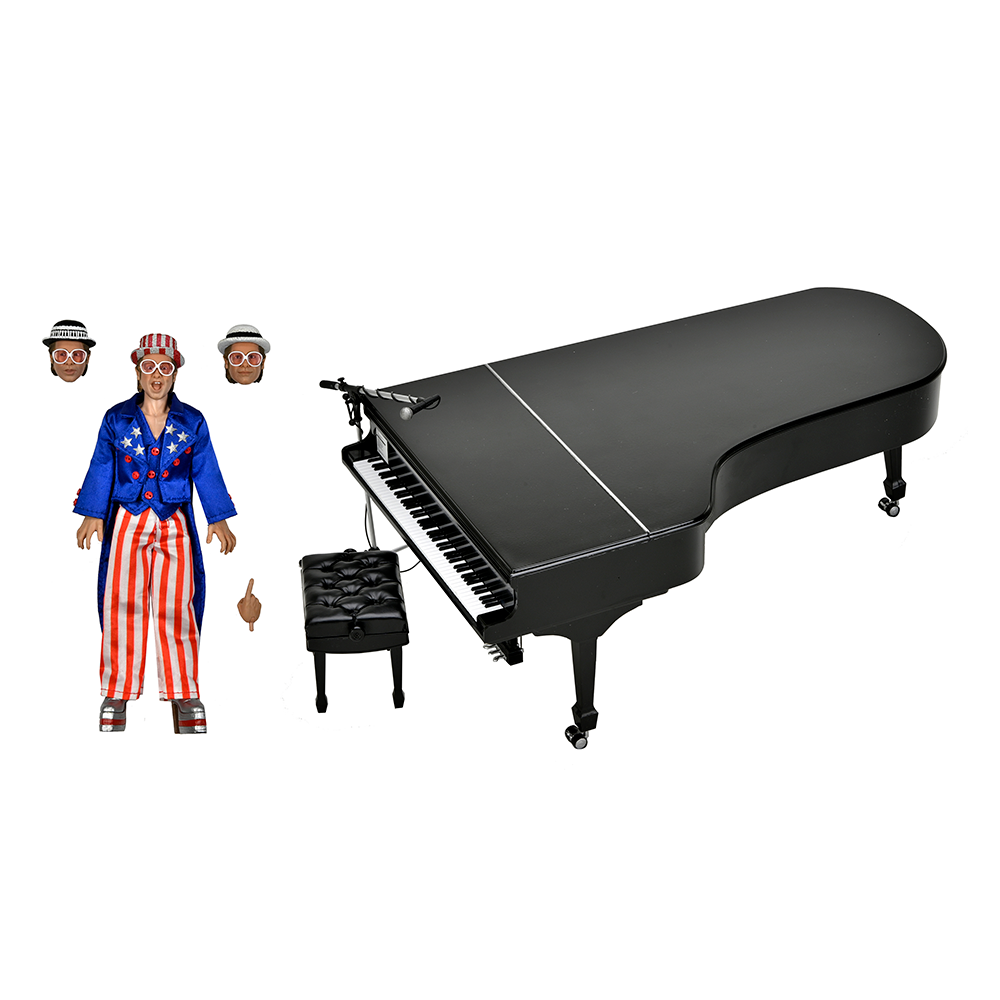 Elton John '76 Live Action Figure with Piano