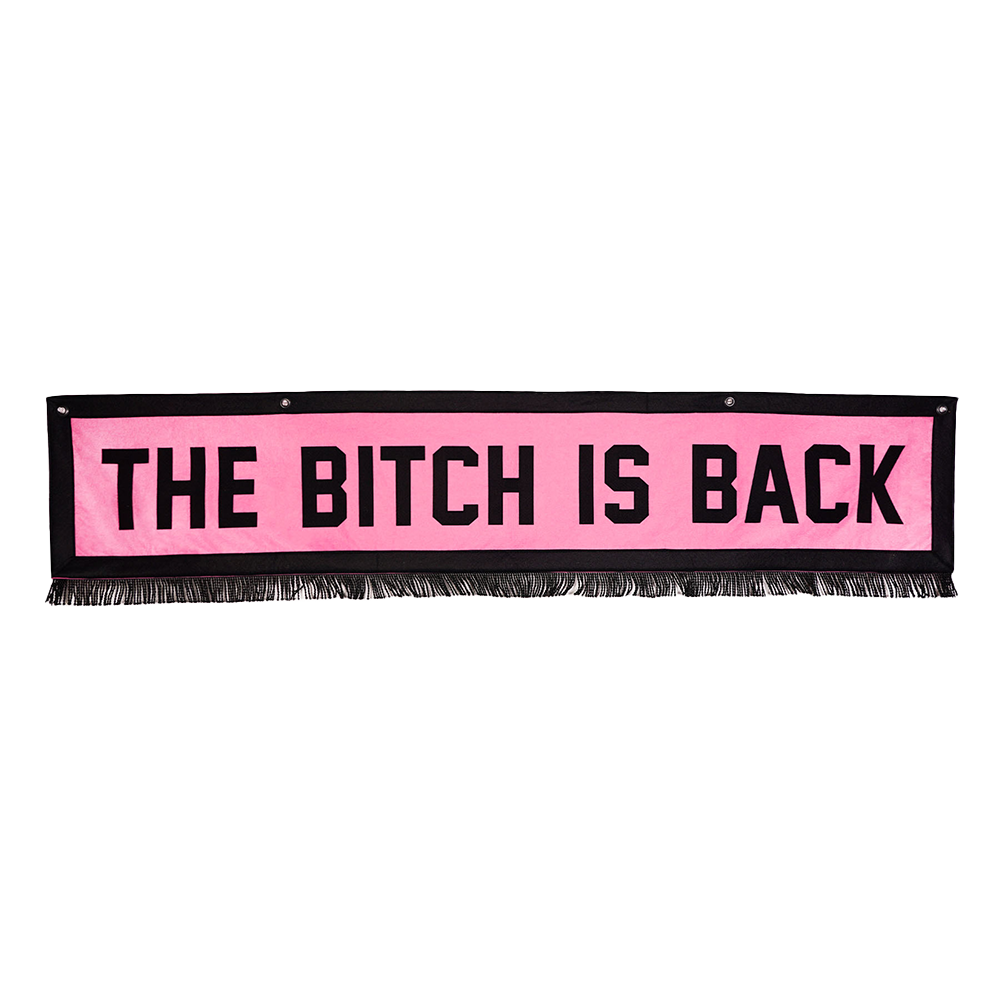 Elton John 'The Bitch Is Back' Pennant Banner