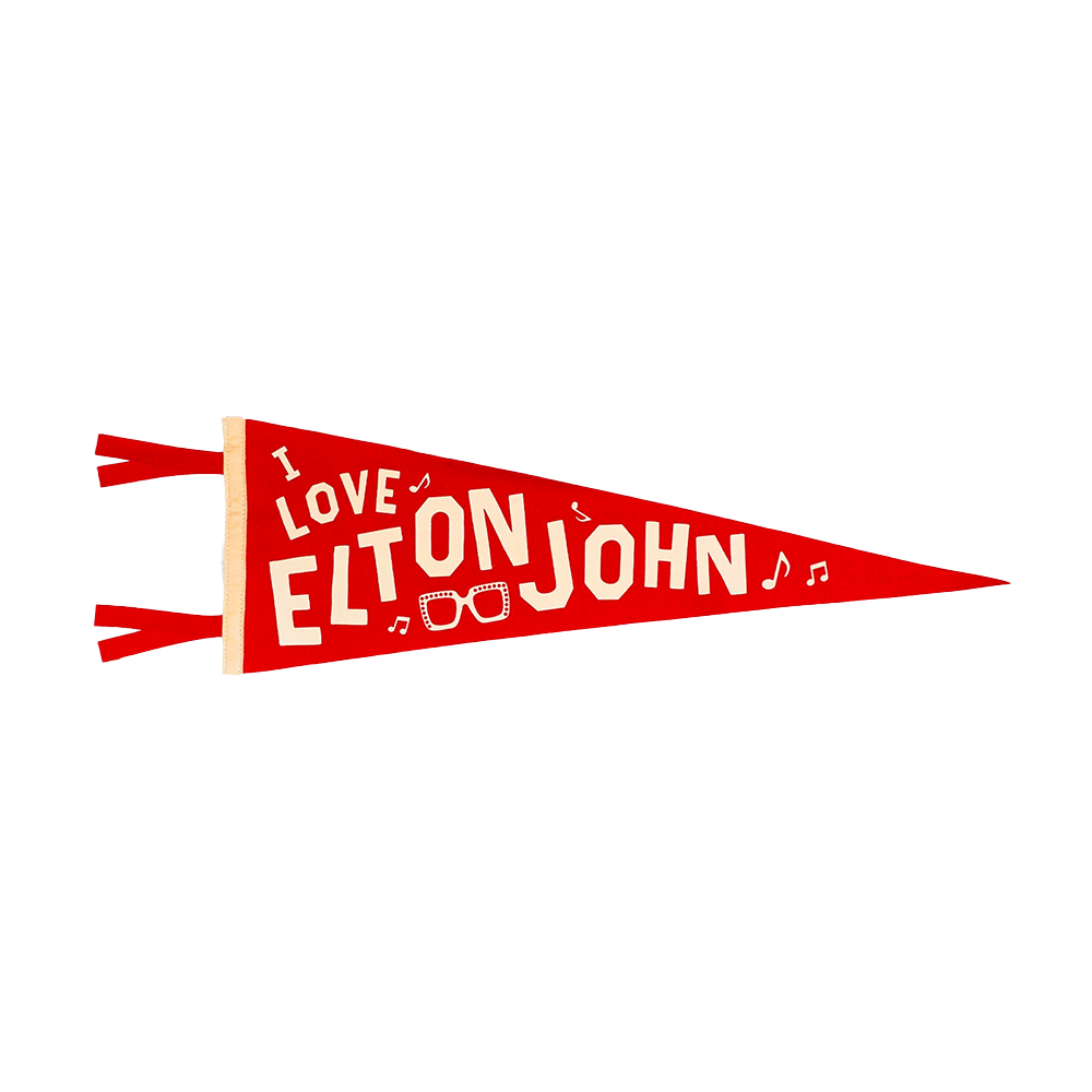 Elton John Pennant by Oxford - Retro Fan Decor
