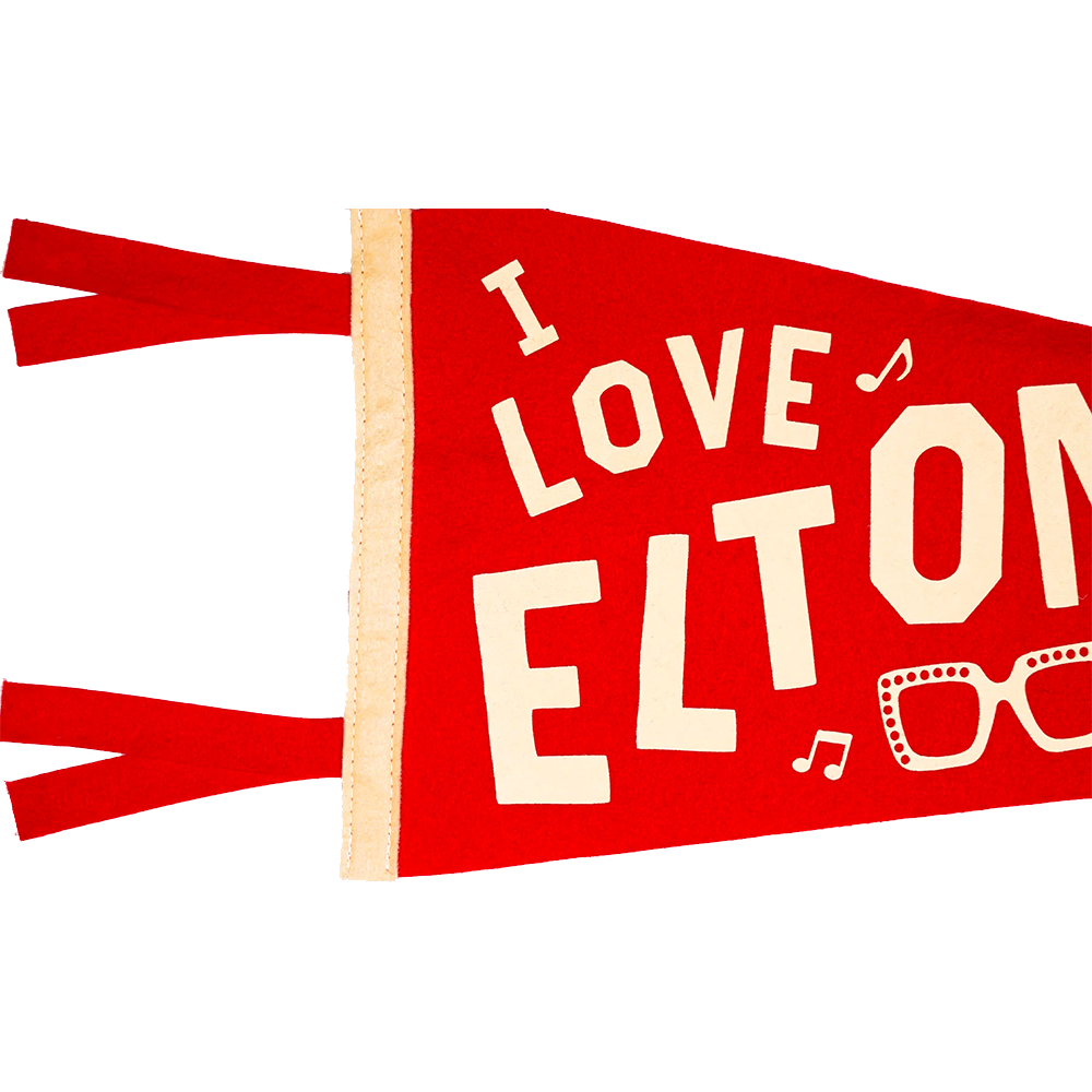 Elton John Pennant by Oxford - Retro Fan Decor