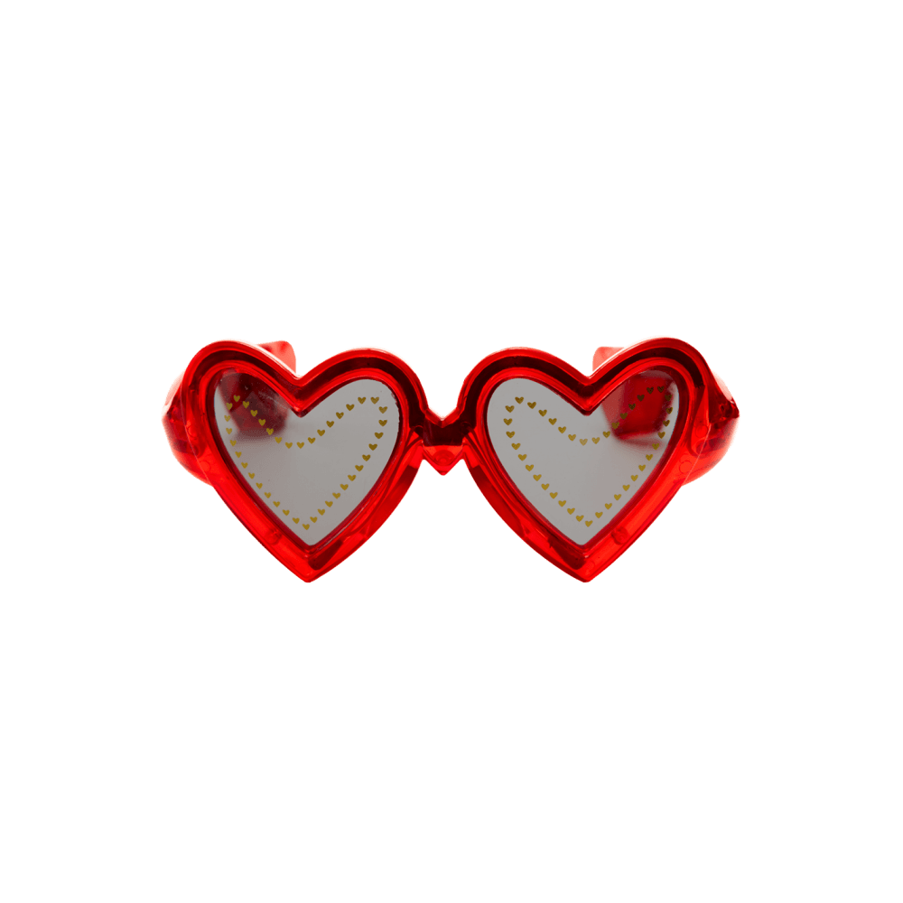 Elton John Light-Up Heart Glasses