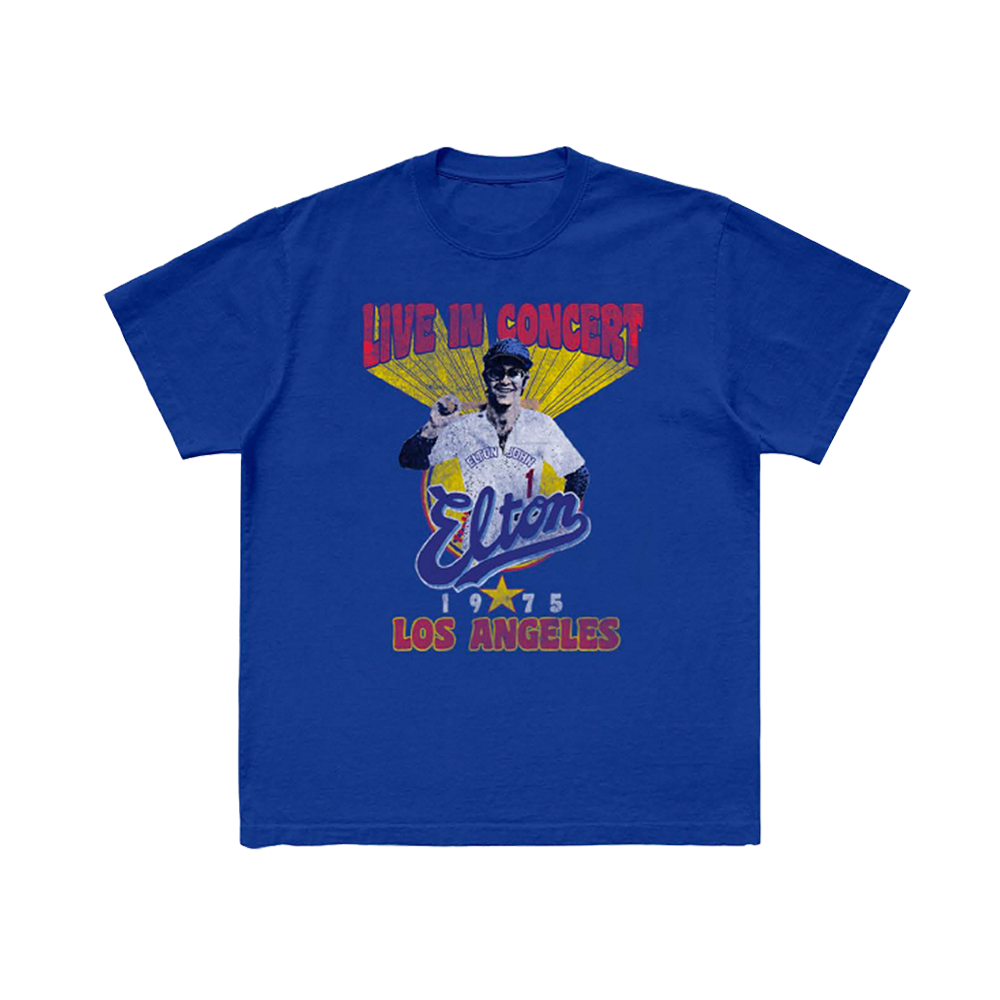 Vintage Elton John 1975 LA Concert Tee