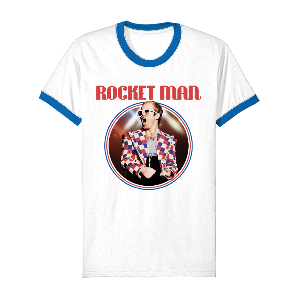 Rocketman Vintage Ringer Tee