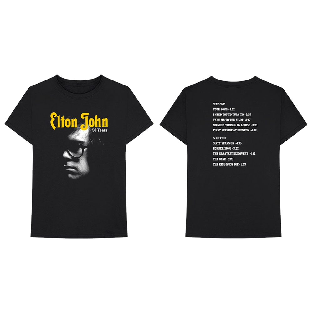 Elton John 50th Anniversary Vintage Tee