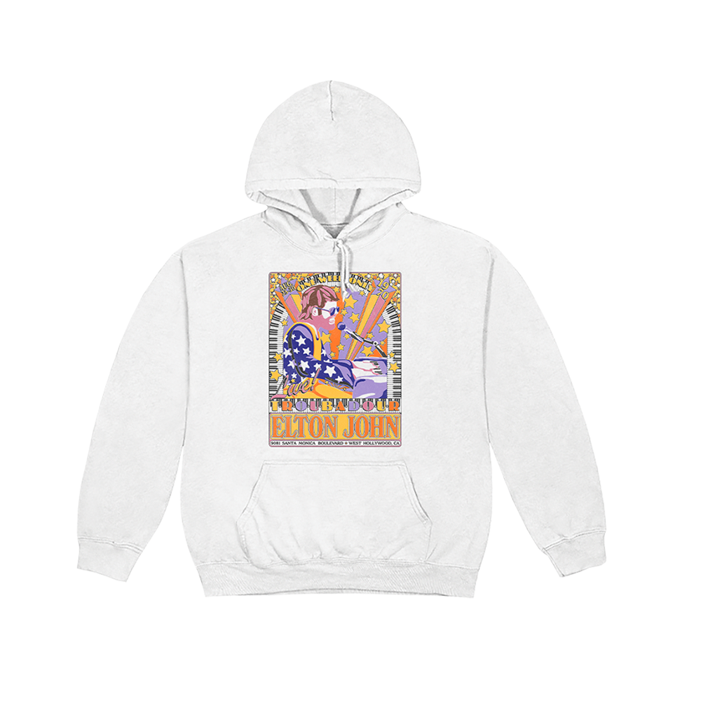 Elton John Troubadour Hoodie & Vinyl Bundle
