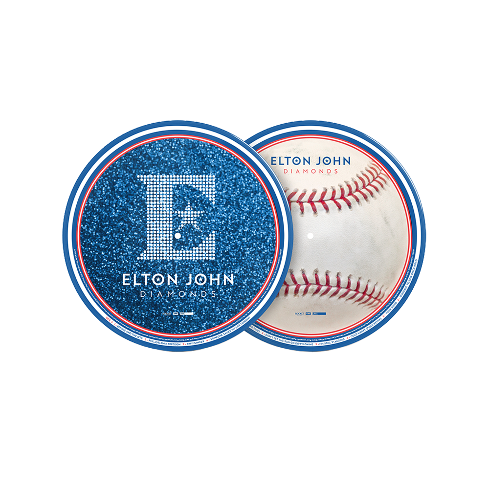 Vintage Baseball Diamond Picture Vinyl Record